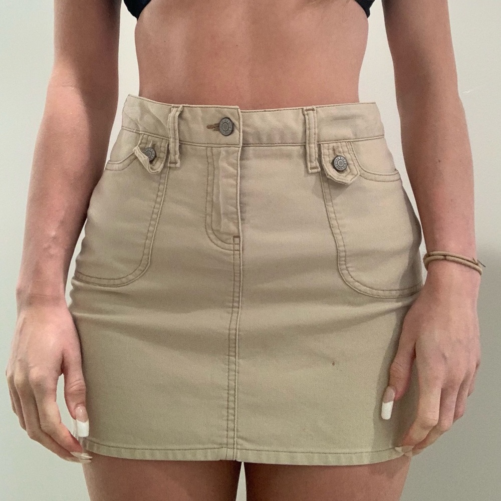 Vintage Khaki Old Navy Skirt - Picture 2 of 4